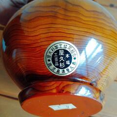 激レア　未使用　屋久杉 　壺の画像