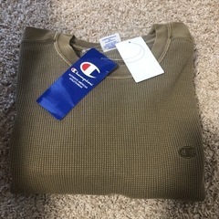 チャンピオン　ワッフル　ロンtシャツ  スウェット