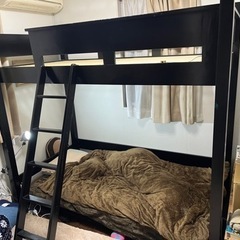 無料 木製2段ベッド