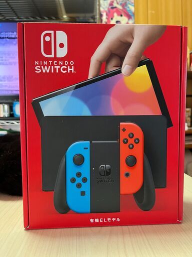 新品・未開封 Nintendo Switch(有機ELモデル)  ネオンブルー / ネオンレッド