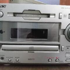 【引取限定】SONY CD MD テープ ミニコンポ FH-MD11の画像