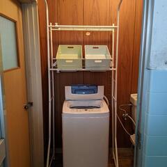 【取引者決定】ニトリ 洗濯機ラック 収納箱付き