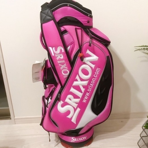 【未使用新品】スリクソン/キャディバッグ/ピンク