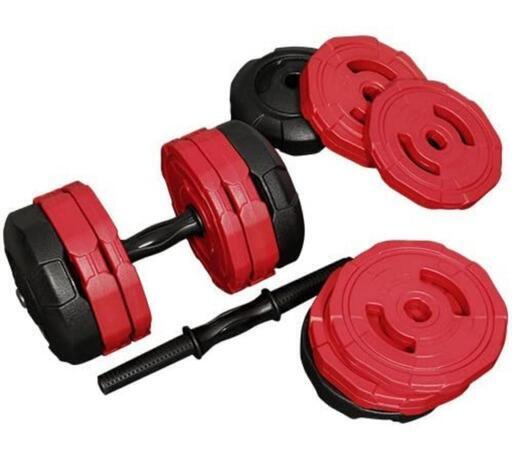 アーミーダンベル 20kg × 2個 セット 40kgセット LEDB-20 シリーズ 錆びない ダンベル ウェイト トレーニング 筋トレ 片手 20kg 傷防止