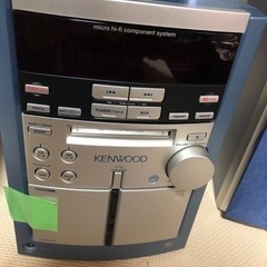 再投稿　ケンウッド　ミニコンポ　デッキの画像