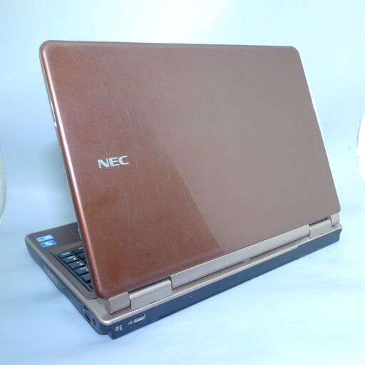 新品高速SSD ブラウン 茶色 ノートパソコン 15.6型 NEC PC-LL750CS6C 中古美品 Core i5 4GB Blu
