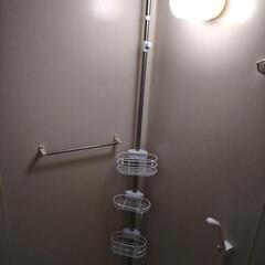 浴室用突っ張り収納