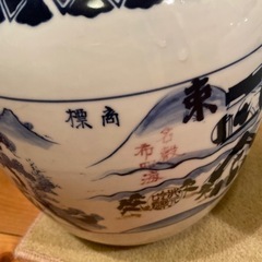 ２個セット火鉢　水鉢　陶器の画像