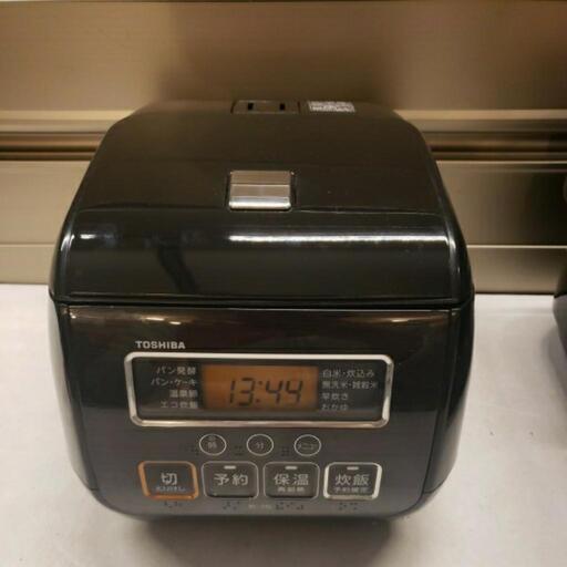 TOSHIBA マイコン炊飯ジャー RC-5SL 3合炊き 2018年製 ブラック