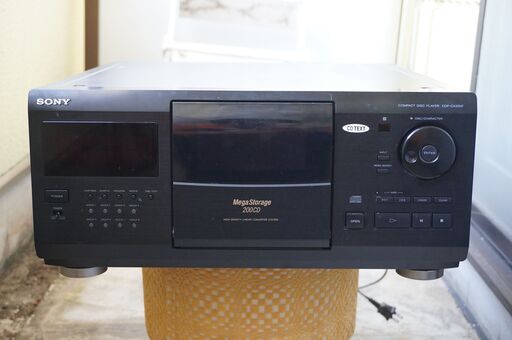 SONY ソニー CDプレイヤー CDP-CX200F 200枚CDチェンジャー　難あり