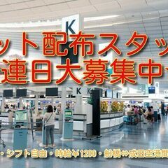 ★配布スタッフ定期募集★シフト自由・今なら連日勤務可！
