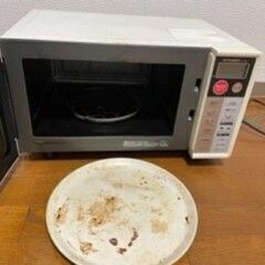 電子レンジ（丸皿の汚れ取れない）の画像