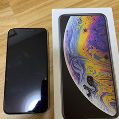 iPhone XS 64GB Face ID使用不可　箱　保護フィルム付き