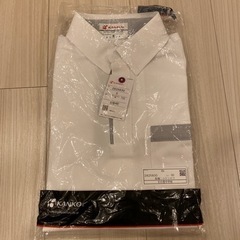 新品未使用　文の里中学　男子　長袖　シャツ　S