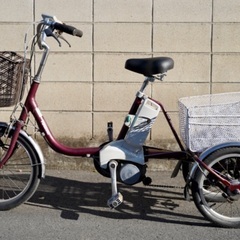 パナソニック 電動 三輪車 自転車 電動アシスト8.9ah 中古