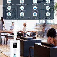 【新品・未使用】加湿器 17L大容量 スマート加湿器の画像