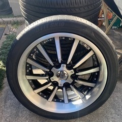 ハイエース200系 18インチ 7.5J 35  深リム 中古タ...