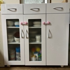 ニトリ　食器棚　中古