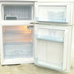 【美品】2ドア冷蔵庫 2017年製造　96Lの画像