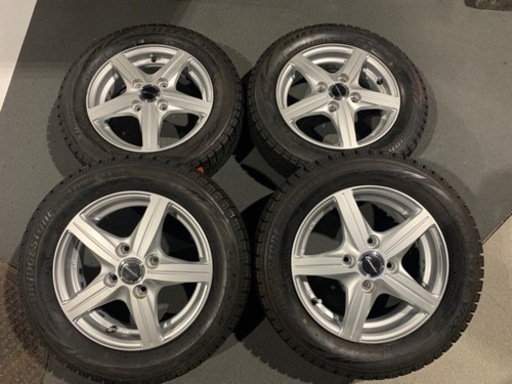 ブリザックVRX 155/65r13バリ山❗️ホイールセット