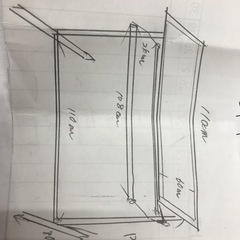 ブティック仕様のハンガーラックの画像