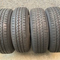 【ホンダフィットなど】175/65R14 サマータイヤ　純正ホイールキャップ付の画像
