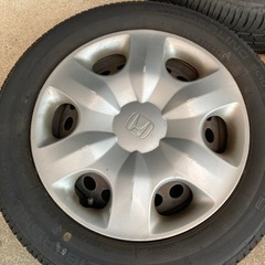 【ホンダフィットなど】175/65R14 サマータイヤ　純正ホイールキャップ付の画像