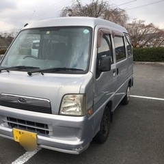 ● サンバーバン　エアコン、パワステ、オートマ　車検付き　ツーオーナー　奈良香芝市よりの画像