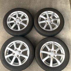 ダイハツ純正ホイールセット155/65r-14美品❗️