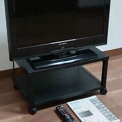 三菱 液晶テレビ【LCD-26BHR400】とテレビ台