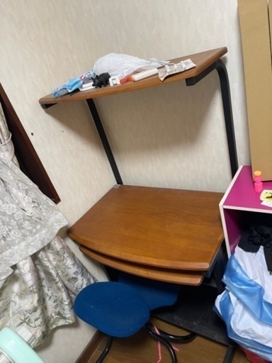 木目調 デスク