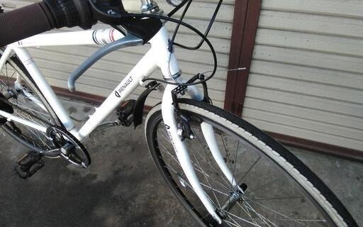 中古整備品 試乗できます！ クロスバイク ルノー 6段変速 ホワイト