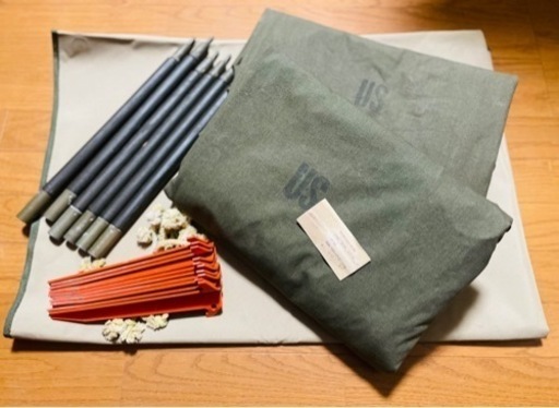 USパップテント　ファスナー加工済み