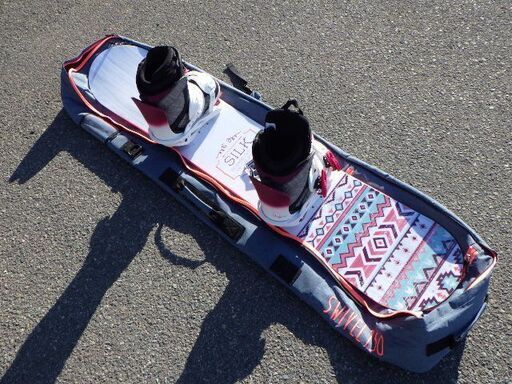 スウィベル SWIVEL SILK レディース スノーボードセット 板142cm