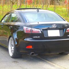 逆輸入　左ハンドル　ＩＳ　レザーシート　サンルーフ　走行42380マイル（68200km）後期仕様　カスタム　車検付き　令和4年8月の画像