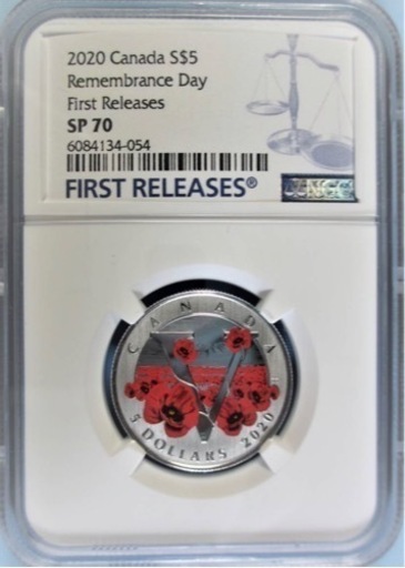 【稀少&最高評価】カナダ 2020年 5$ 銀貨