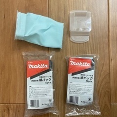 マキタ　サイクロン掃除機　純正バッテリー付きの画像