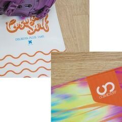 COSMICSURF スノーボード DELIESYA PLUS 144cm レインボー系 バインディング付き コスミックサーフ 札幌市 清田区 平岡の画像