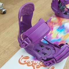 COSMICSURF スノーボード DELIESYA PLUS 144cm レインボー系 バインディング付き コスミックサーフ 札幌市 清田区 平岡の画像