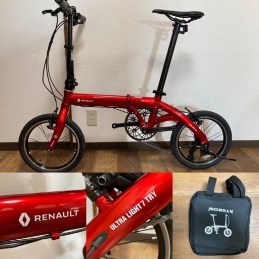 超軽量折畳み RENAULT ルノー ULTRA LIGHT7 TRY163 MINIVELO ミニベロ