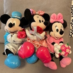 ウェディング　ミッキー　ミニー　ぬいぐるみ