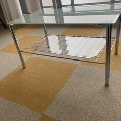 【購入者決まりました】ガラステーブル　の画像