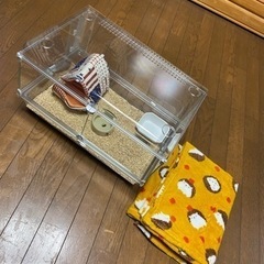 [ほぼ新品]小動物ケージ及び付属品