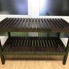 IKEA MOLGER ベンチ　オープンシェルフ