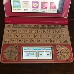 【売り切れました】カシオ電子辞書　エクスワード　XD-N3800 ピンク　中学生モデル　ケース付の画像