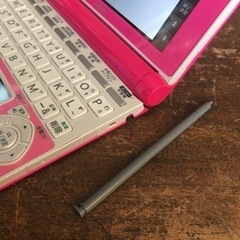 【売り切れました】カシオ電子辞書　エクスワード　XD-N3800 ピンク　中学生モデル　ケース付の画像