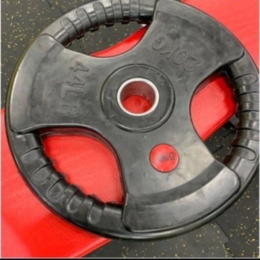 ショートスリーブオリンピックバーベル　プレート120kgセット