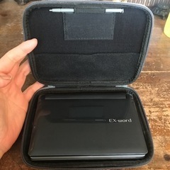 【お取引先決定】カシオ電子辞書　エクスワード　XD-D4800 グレーメタリック　高校生モデル　ケース付の画像