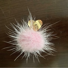【他のアクセとのまとめ買い歓迎】ポンポンイヤリングの画像