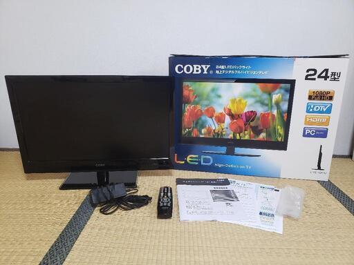 COBY 24型 液晶テレビ LEDバックライト 地上デジタルハイビジョン LEDDTV2426J\n